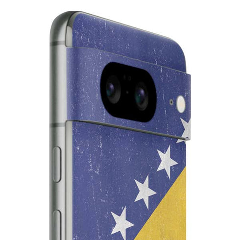 Bosnia and Herzegovina Flag Distressed Google Pixel 8 Skin